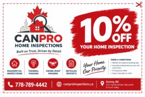 10% off home inspection coupon — Canpro Home Inspections, expires December 31, 2026